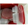 Image 5 : Rubber Maid Tub w/ brand New Tubberware As Shown