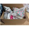 Image 1 : Box of Plates, Fire King Bowls, tupperware, and etc.