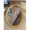 Image 5 : Framed Needle Point, Working Wall Clock, and Mirror