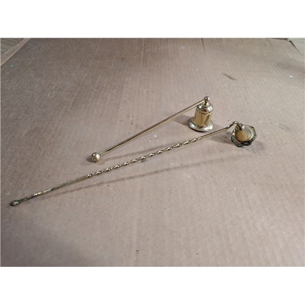 (2) Vintage Candle Snuffers