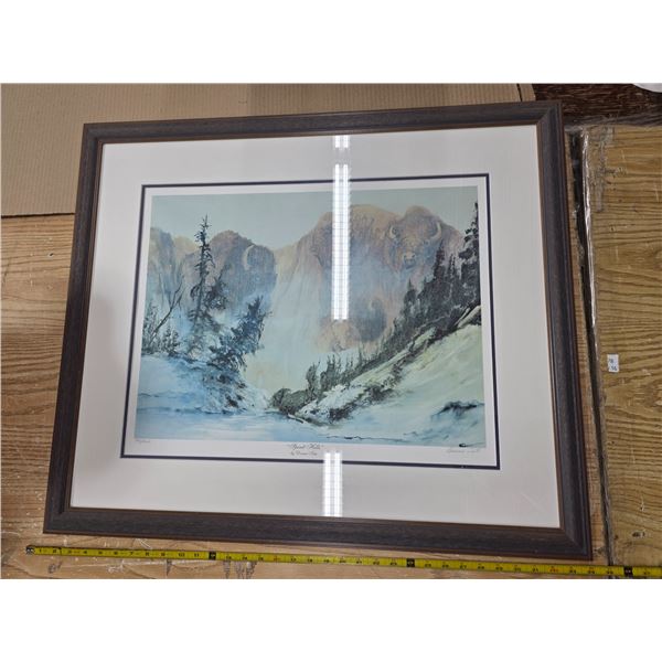 Ducks unlimited spirit of the hills print picture- 976/2006- 32" by 28"