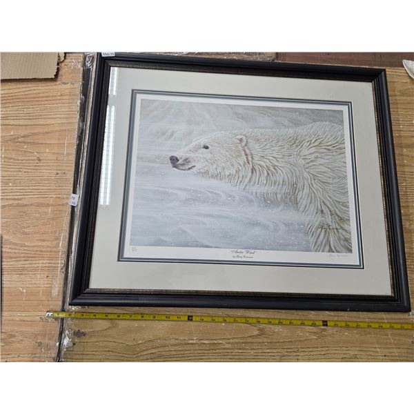 Ducks unlimited arctic wind print picture- 344/750- 30" by 24"