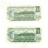Image 4 : (5) 1973 Canada One Dollar. (Uncirculated)