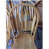 Image 8 : Wooden Table (56"x43"x28") w/ (4) Chairs (Some Have Damaged as Shown)