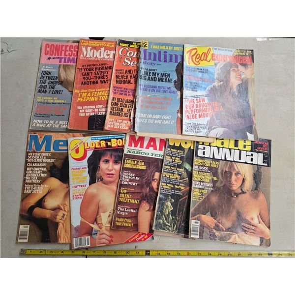Various mens magazines