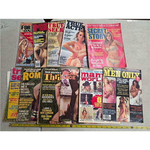 Various mens magazines