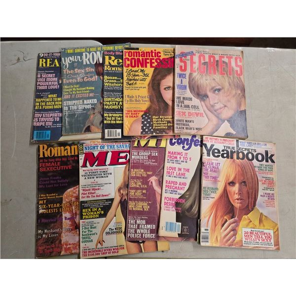 Various mens magazines
