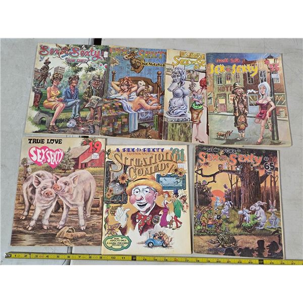 Sexy to sexy  cartoon magazines