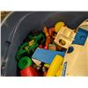 Image 4 : Storage Tub Full of Misc. Older/Vintage Toys As Shown
