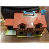 Image 1 : Vintage Fisher Price Fold Out Doll House 15"x10"x8.5"