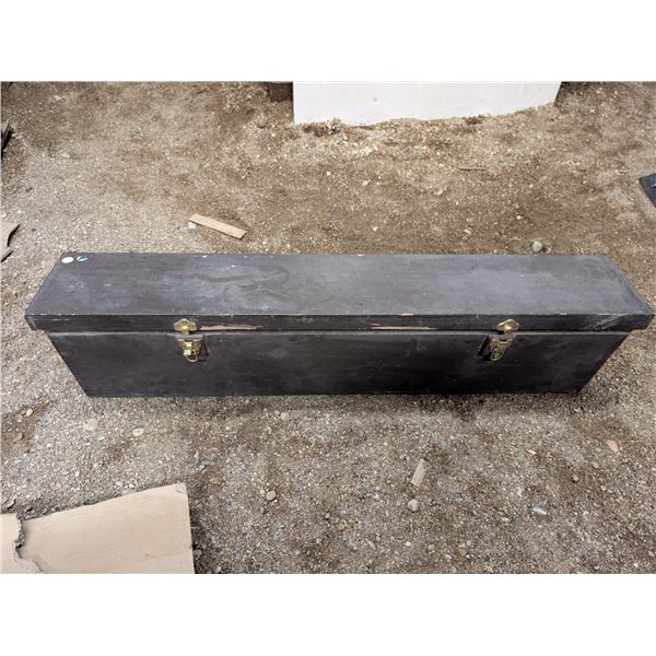 Wood Long Storage Box (Possible For Rifle or Etc.) 42 x7 x11 