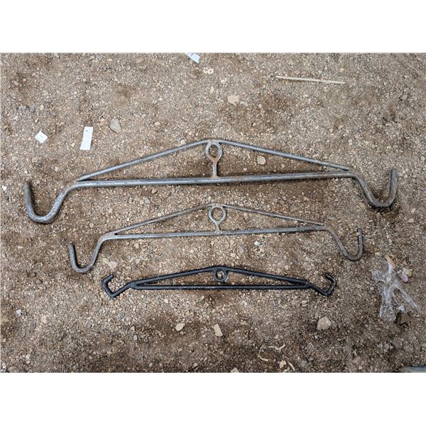 (3) Vintage Wild Game Hangers 27 -46  Length