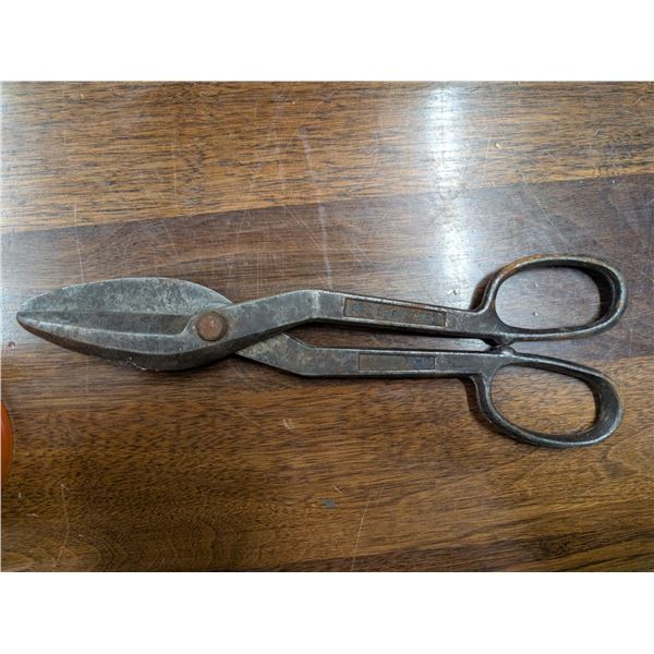 Vintage 12  Forged Steel Tin Snips