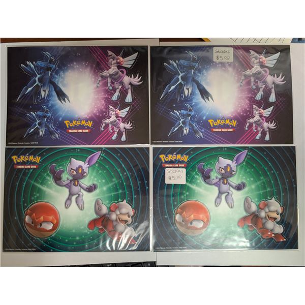 (4) Packs of 2022 TCG Pokémon Legends Arceus Stickers