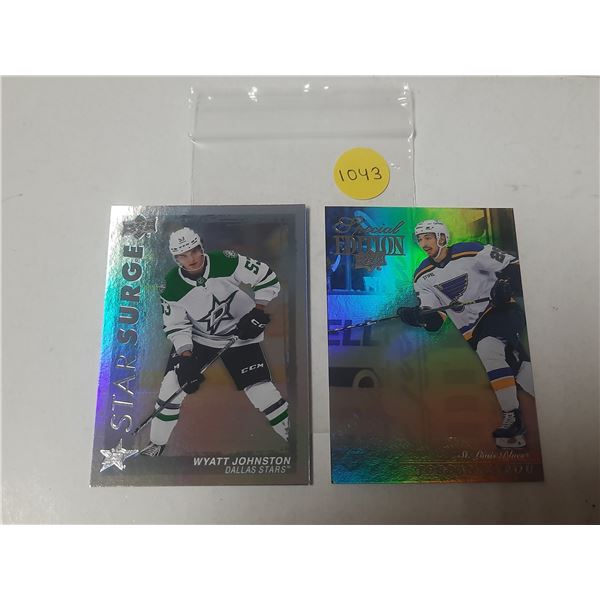 Special Edition - 2023-24 Upper Deck Series 1 Hockey - Jordan Kyrou/Center and Star Surge - Wyatt Jo