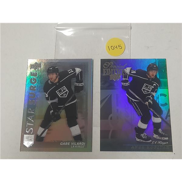 Special Edition - 2023-24 Upper Deck Series 1 Hockey - Anze Kopitar/Center and Star Surge - Gabe Vil