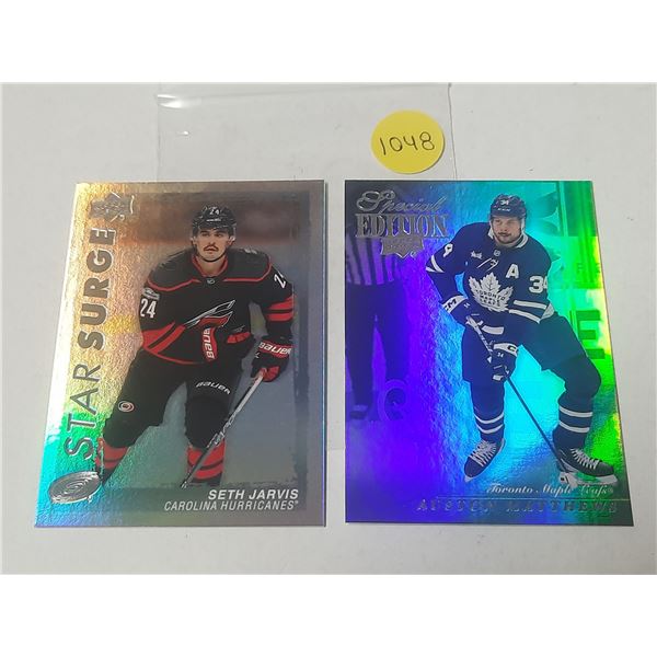 Special Edition - 2023-24 Upper Deck Series 1 Hockey - Auston Matthews/Center and Star Surge - Seth 