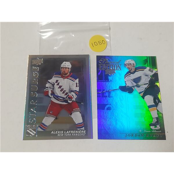 Special Edition - 2023-24 Upper Deck Series 1 Hockey - Jordan Kyrou/Center and Star Surge - Alexis L