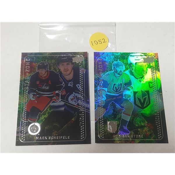 2023-24 Upper Deck Series 1 Hockey - Star Zone - Mark Stone and Mark Scheifele.