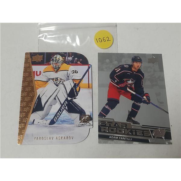 2023-24 Upper Deck Series 1 Hockey - Yaroslav Askarov - RC and 2023-24 Star Rookies Box Set - Star R