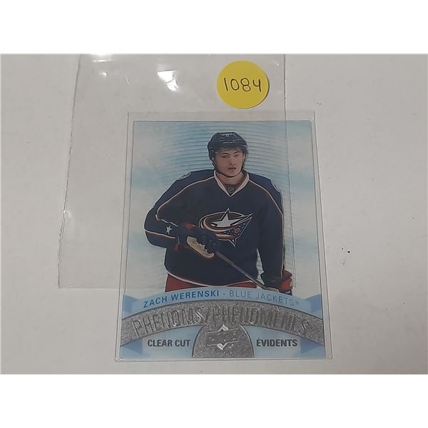 2017-2018 Tim Hortons Collector's Series - Zach Werenski - Blue Jackets - Phenoms - Clear Cut.