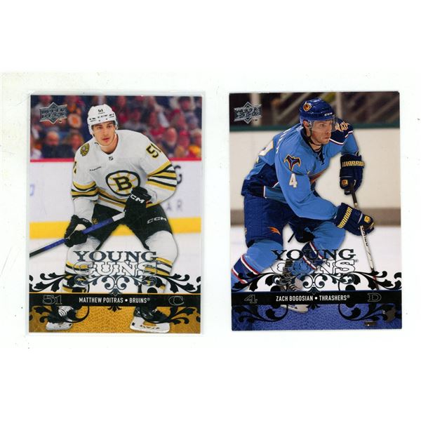 2008-09 Upper Deck Hockey Series 1 - Zach Bogosian - Thrashers and 2023-24 Upper Deck Extended Serie