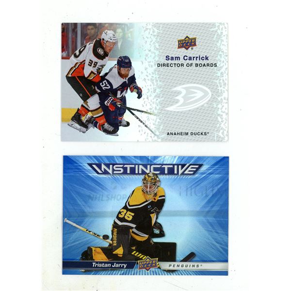 2023-24 Upper Deck Series 2 Hockey - Sam Carrick and Tristan Jarry.