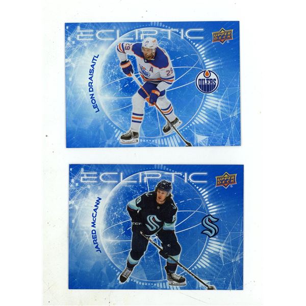 2023-24 Upper Deck Series 2 Hockey - Leon Draisaitl and Jared McCann.