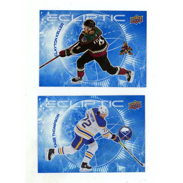 2023-24 Upper Deck Series 2 Hockey - Clayton Keller and Tage Thompson.