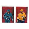 Image 1 : 2023-24 Upper Deck Series 2 Hockey - Henry Thrun and Luke Evangelista.