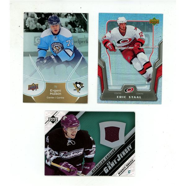 2005/06 Upper Deck Hockey - Stanislav Chistov -UD Game Jersey, 2007 McDonald's Upper Deck - Eric Sta