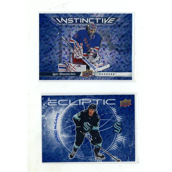 2023-24 Upper Deck Series 2 Hockey - Igor Shesterkin and Jared McCann.
