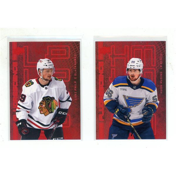 2023-24 Upper Deck Series 2 Hockey - Hugh Mcging - Left Wing  and Luke Philp - Center.