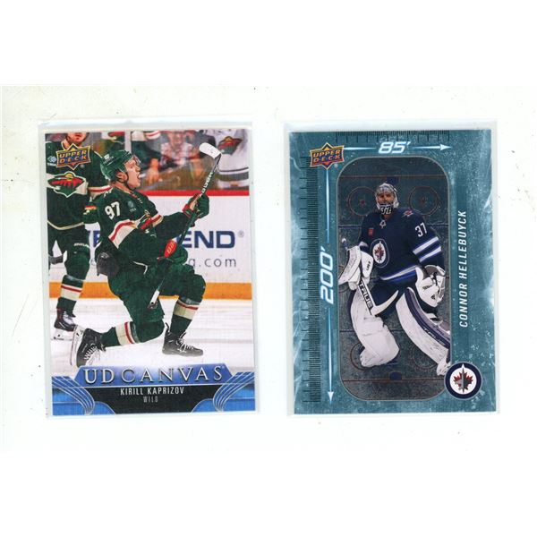 2023-24 Upper Deck Series 2 Hockey - UD Canvas - Kirill Kaprizov and 2023-24 Upper Deck Series 1 Hoc