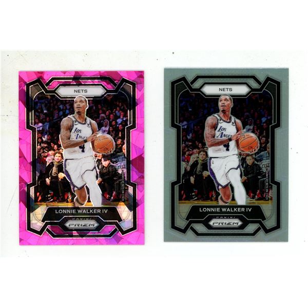 2023-24 Panini - Prizm Basketball - Lonnie Walker IV (Two Colour Cards)