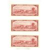 Image 2 : (5) 1954 Canada Two Dollar - In Series. (Uncirculated)