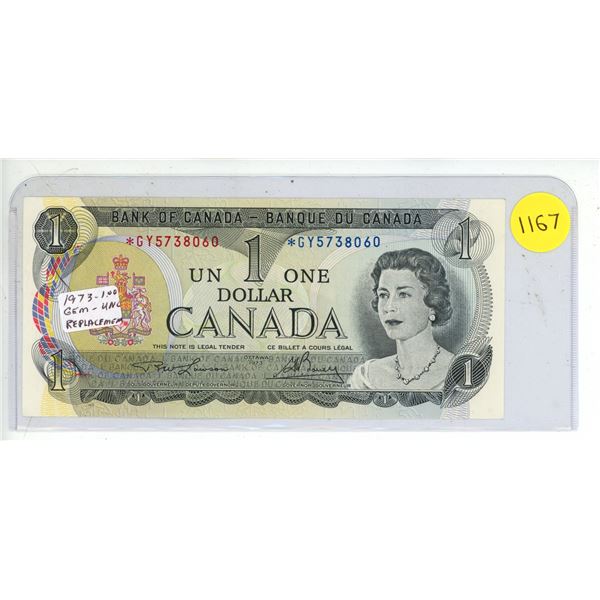 1973 Canada One Dollar. (Uncirculated)