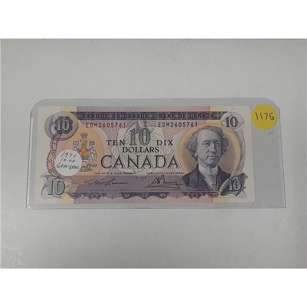 1971 Canada Ten Dollar. (Uncirculated)
