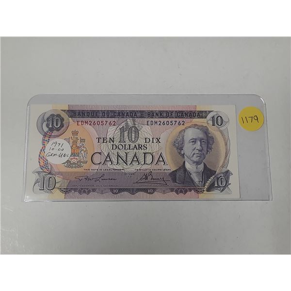 1971 Canada Ten Dollar. (Uncirculated)