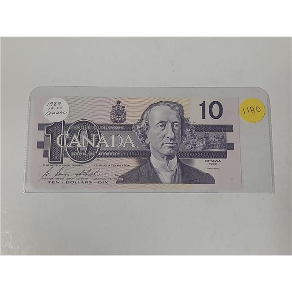 1989 Canada Ten Dollar. (Uncirculated)