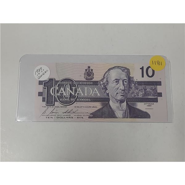 1989 Canada Ten Dollar. (Uncirculated)