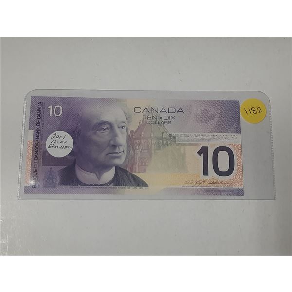 2001 Canada Ten Dollar. (Uncirculated)