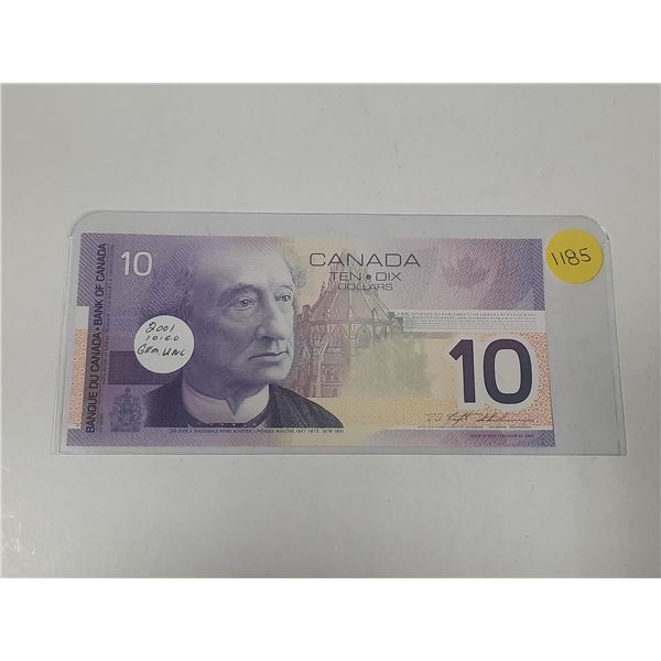 2001 Canada Ten Dollar. (Uncirculated)