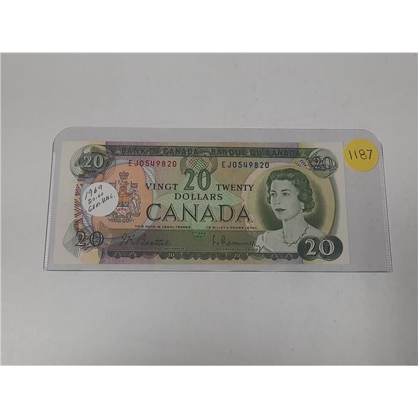 1969 Canada Twenty Dollar. (Uncirculated)