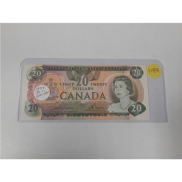 1979 Canada Twenty Dollar. (Uncirculated)