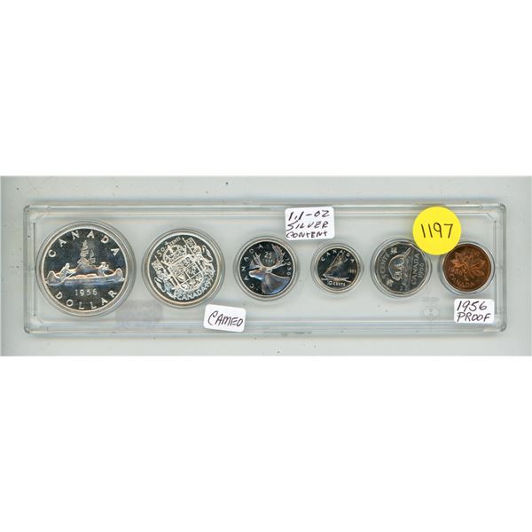 1956 Canada Proof Like Uncirculted Silver Set. (High Grade)