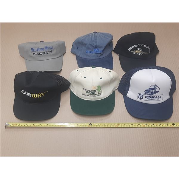 Collection of vintage caps.