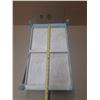 Image 5 : Blue wooden doll bed and photo frames.