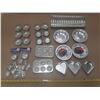 Image 1 : Set of various aluminum baking molds and tins.