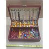 Image 1 : Jewelry Box with Jewelry Inside.